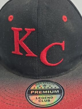 Legend Club KC Royals New Era Scarlet Black Snapback Ballcap